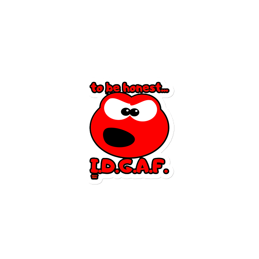 TO BE HONEST... I.D.G.A.F. product image (1)