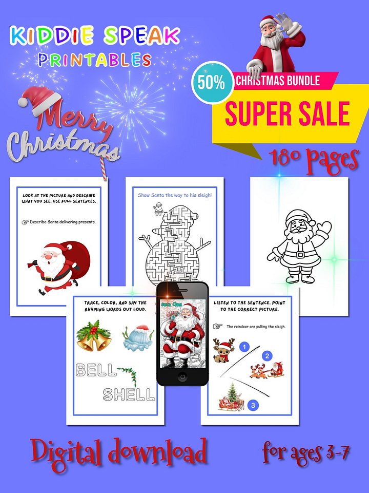 Christmas Bundle for Toddlers and Preschoolers product image (1)