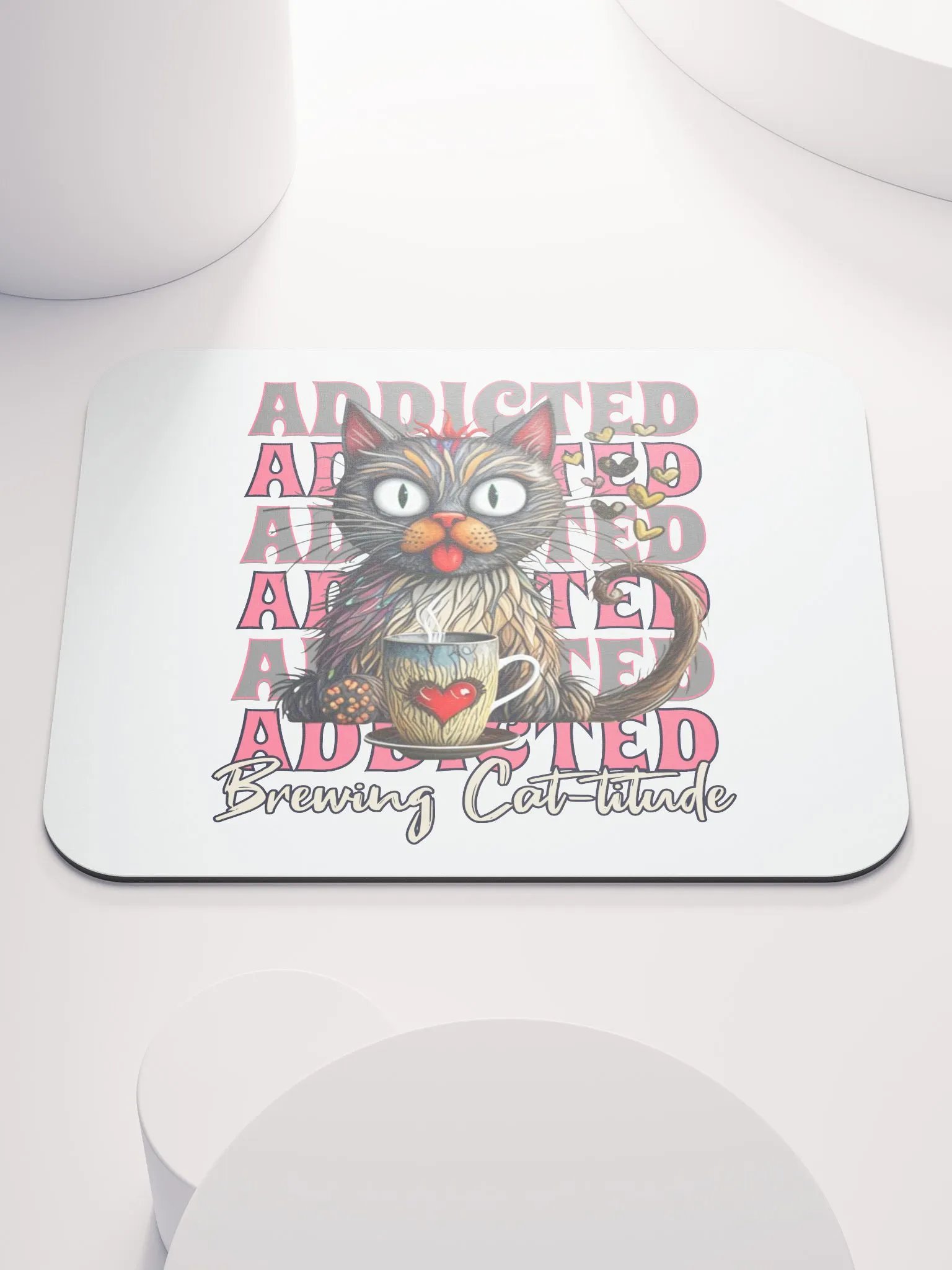 Addicted Brewing Cat-titude Mouse Pad product image (1)