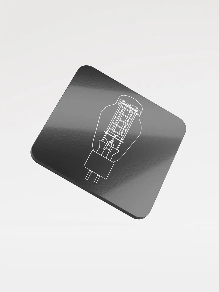 Iyagi Tube Glossed Cork Coaster (black) product image (1)