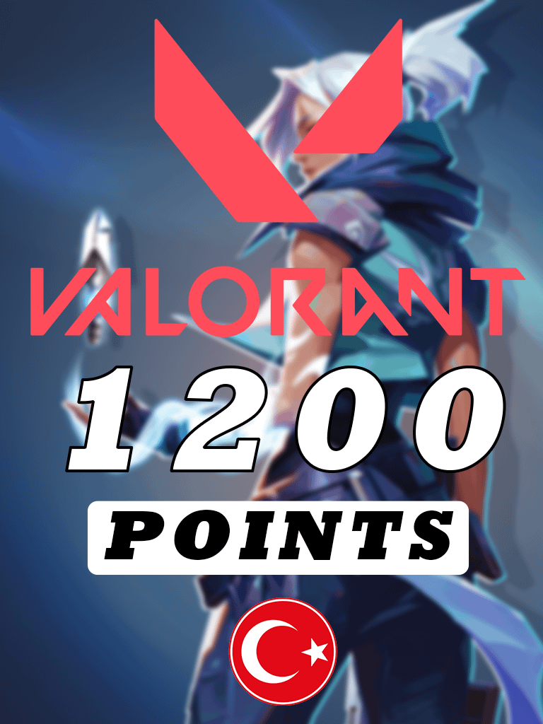 VALORANT Gift Card - 1200 Valorant Points Riot Games Key - TURKEY