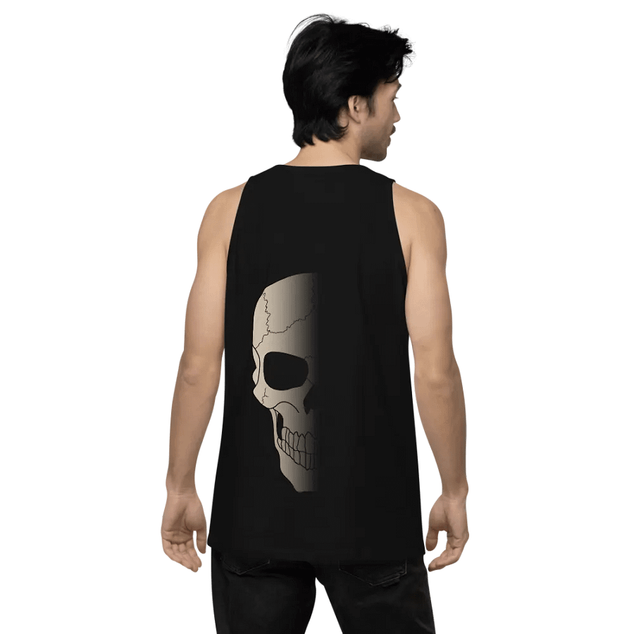 Faded skull tank top product image (7)