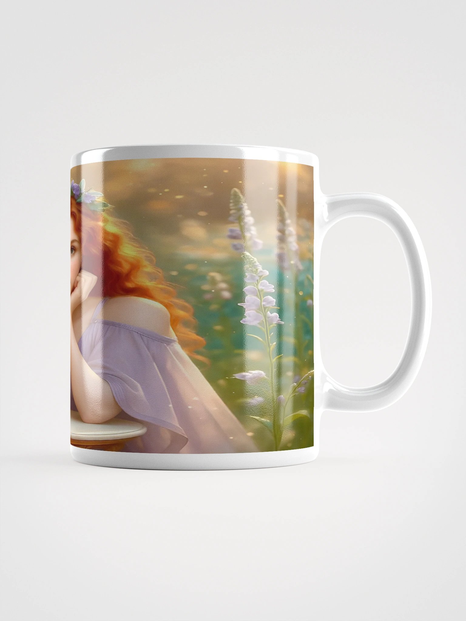 "Red-Haired Serenity in Nature product image (1)