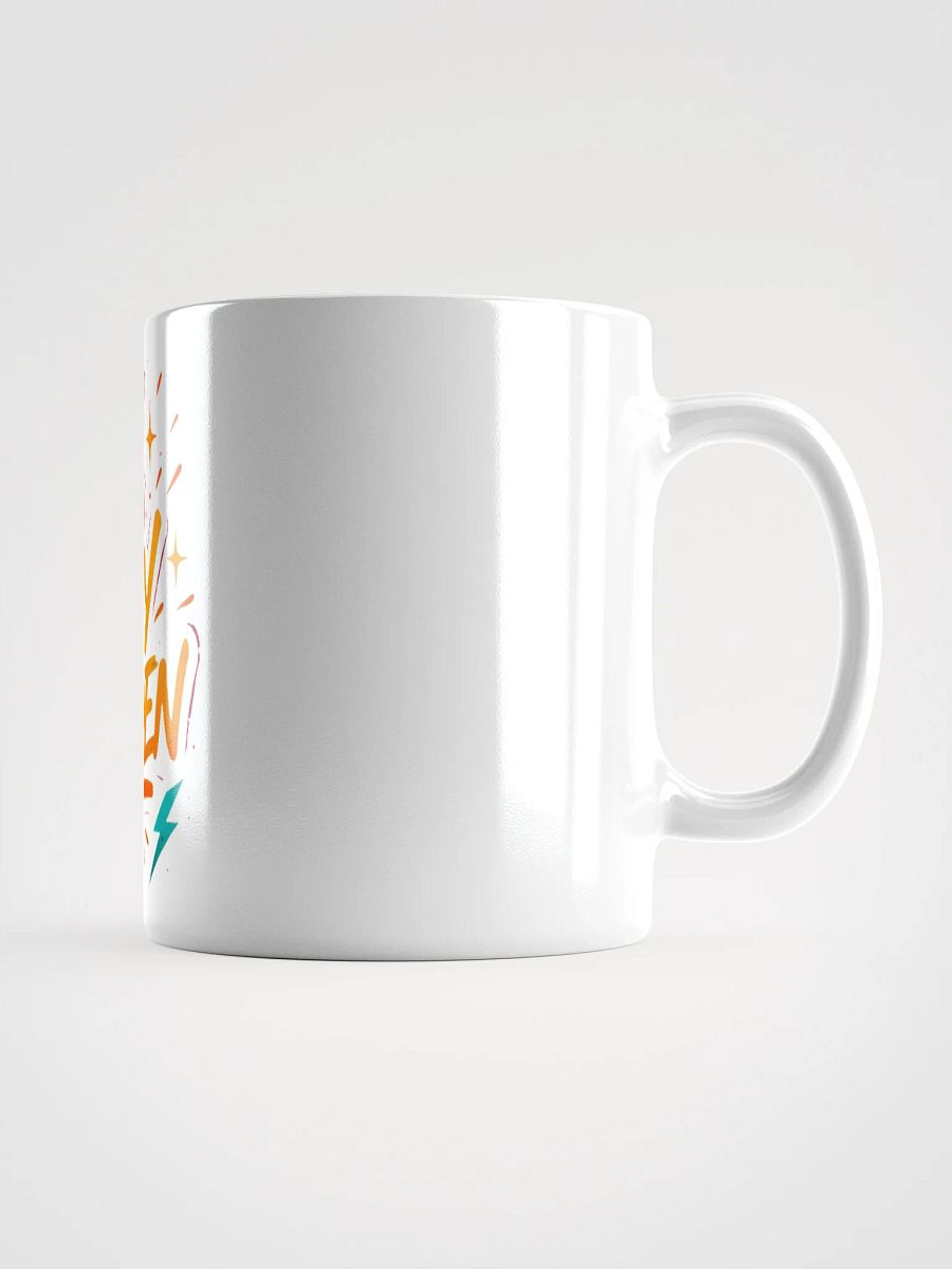 "Stay Golden" Graffiti White Glossy Mug | Rise & Shine Energy product image (4)