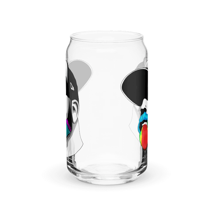RainbowBeard New Head Logo Can-Shaped Glass 16oz product image (2)