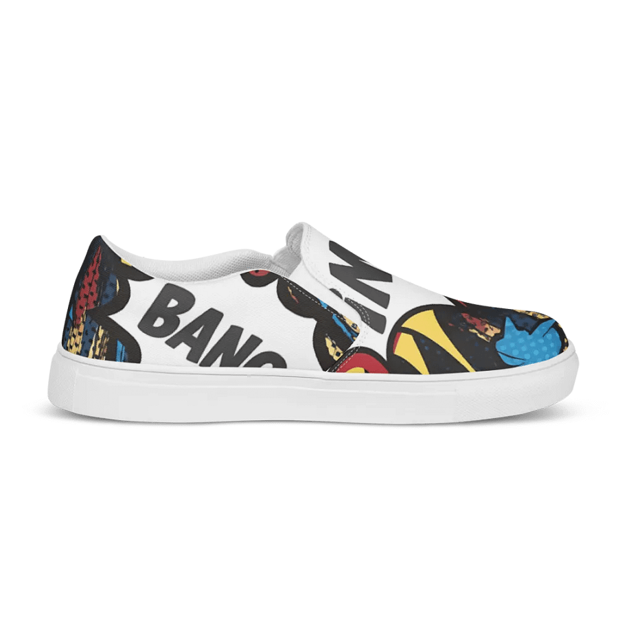 Pop-Art Explosion Men's Slip-On Shoes product image (7)