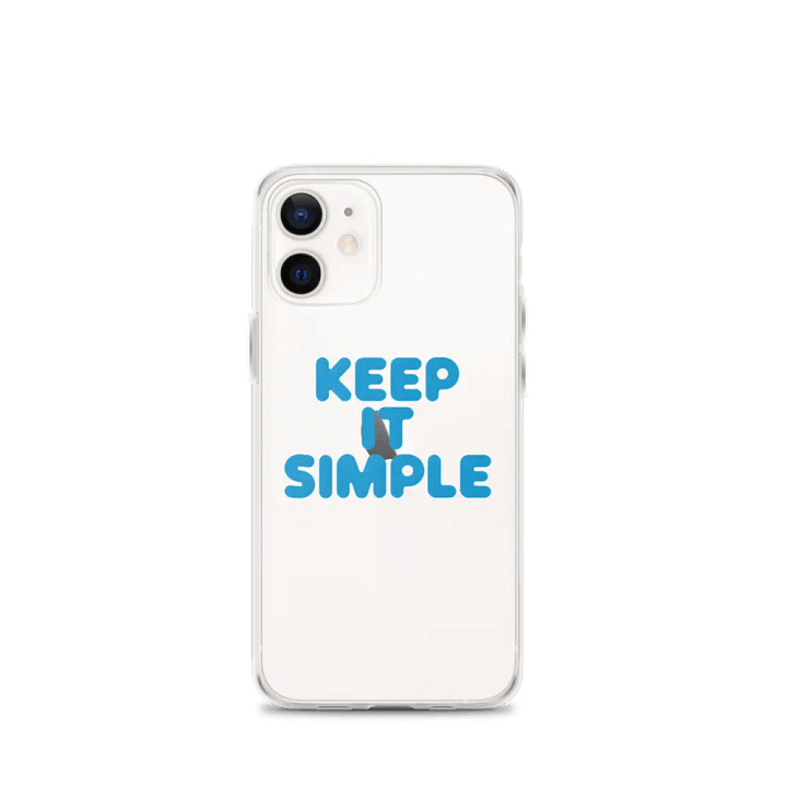Keep It Simple IPhone Case product image (1)