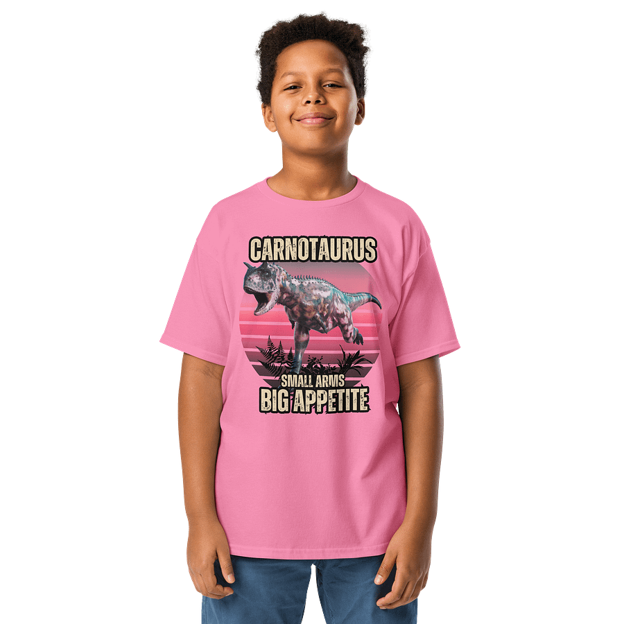 Carnotaurus - Cool Retro Dinosaur Shirt product image (6)
