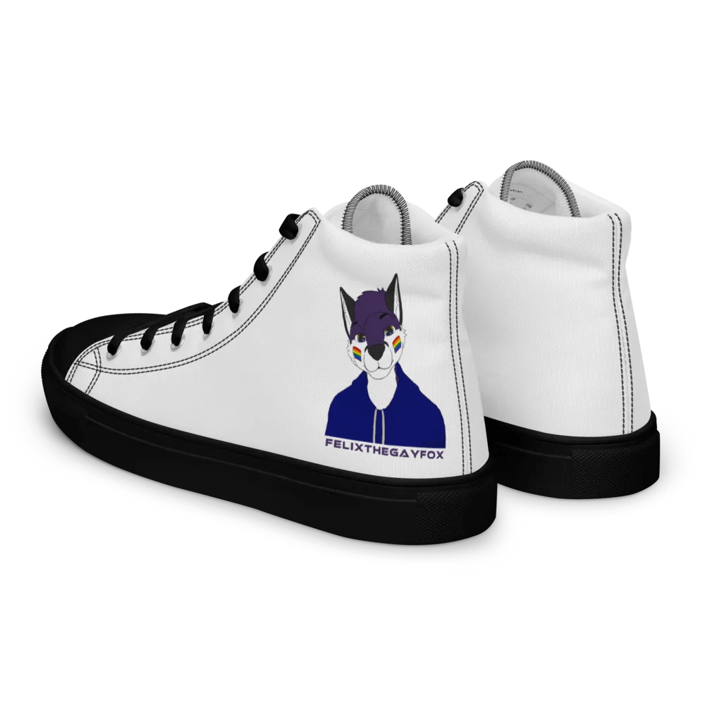 FelixTheGayFox - Men's High Top Canvas Shoes product image (4)