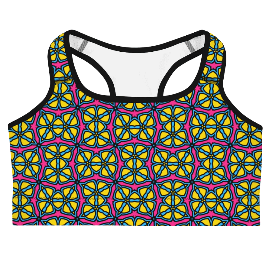Pan Abstract (3) - Sports Bra product image (3)
