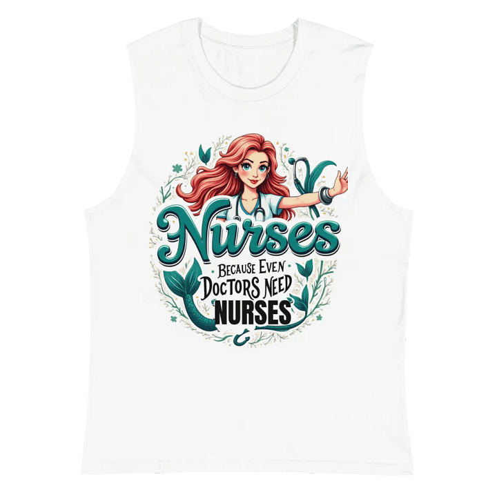 Mermaid Nurse Muscle Tank product image (2)