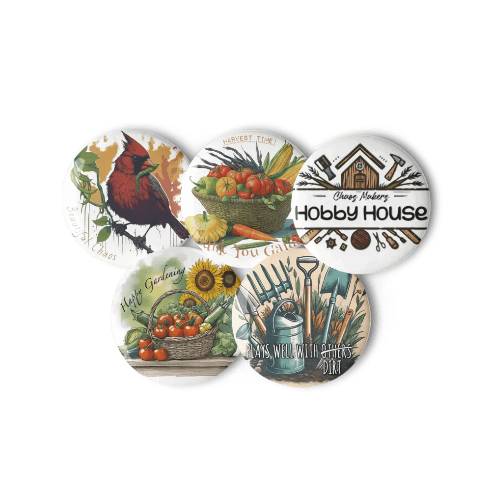 Garden Collection - Button Pins product image (2)