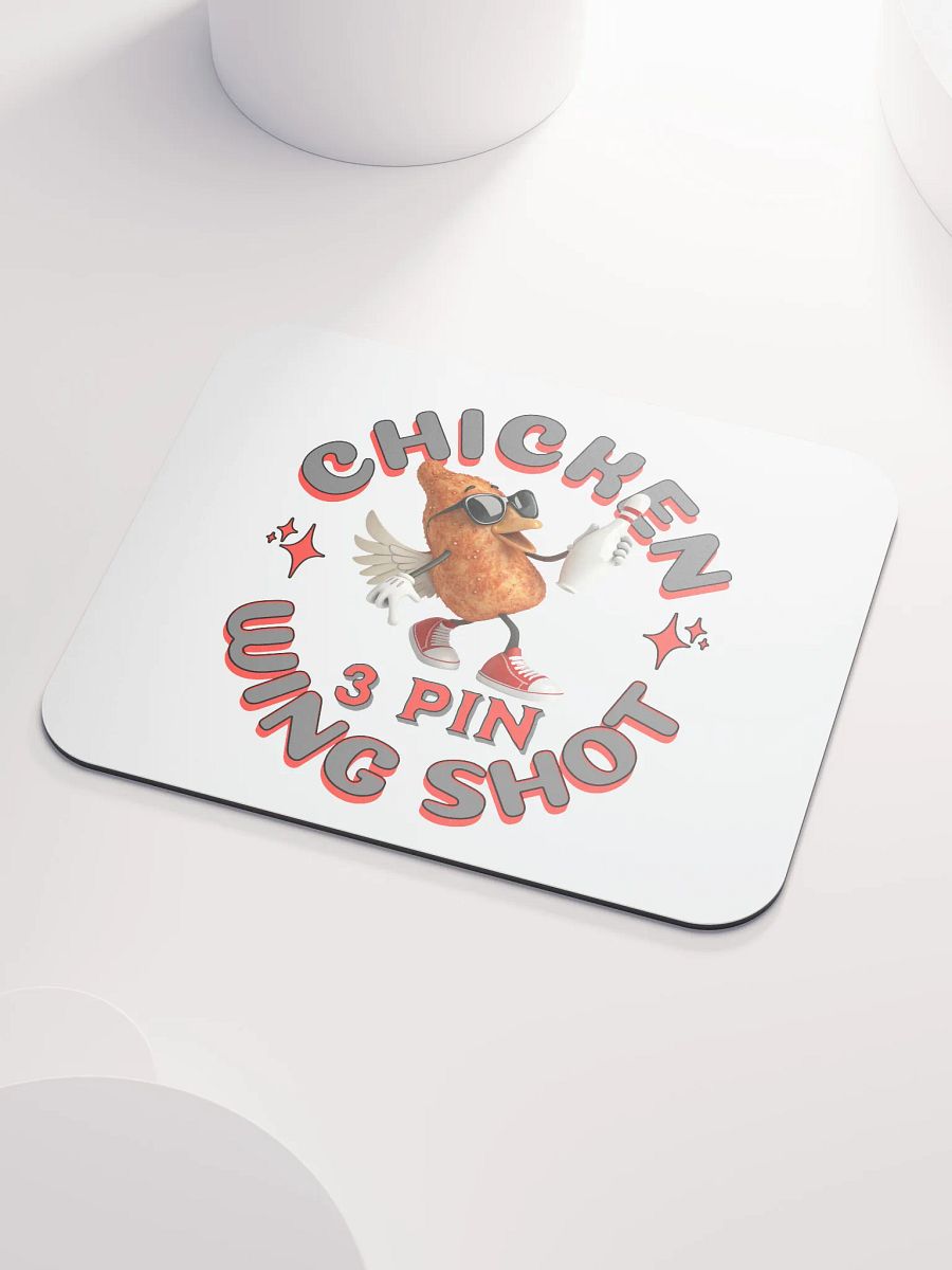Chicken Wing Shot 3 Pin Bowling Mouse Pad product image (3)