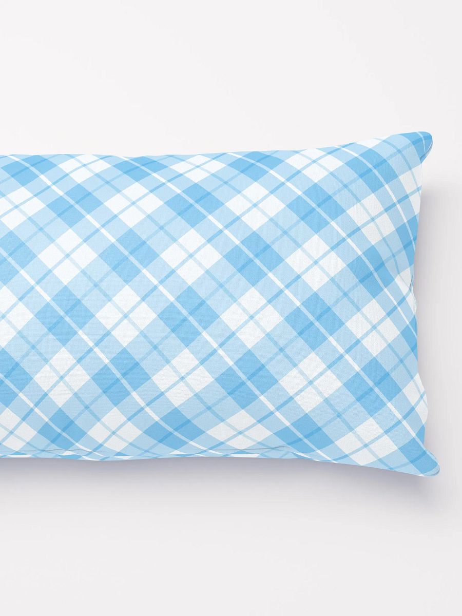Blue/White Check Plaid Pillow product image (3)
