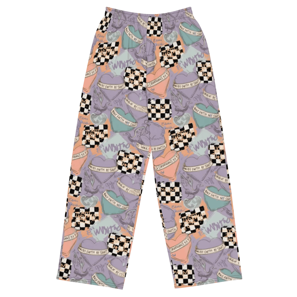 90s Christian Lounge Pants – 'Walk by Faith product image (1)