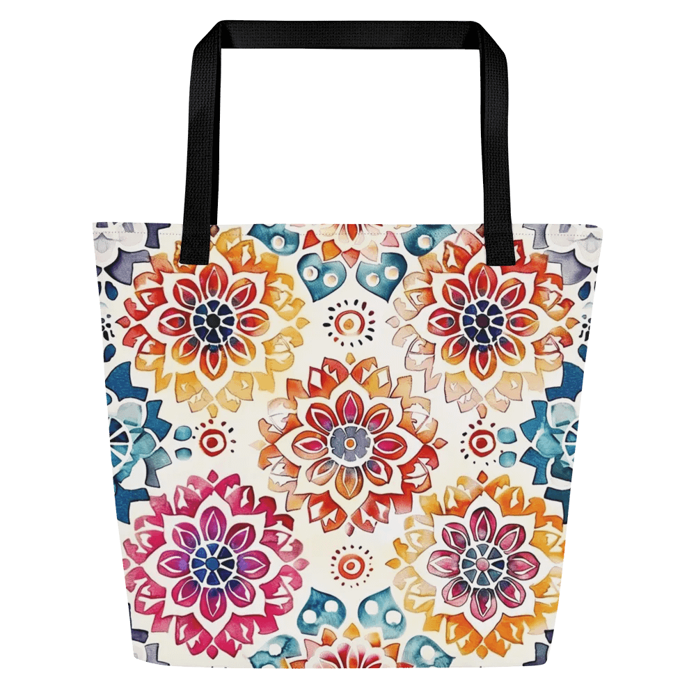Mandala Mosaic Polyester Tote Bag product image (2)