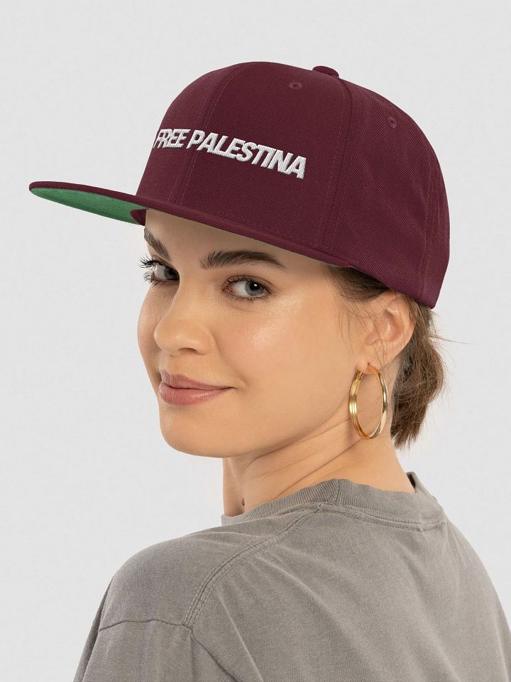 Yupoong Wool Blend Snapback Cap | FREE PALESTINA product image (1)