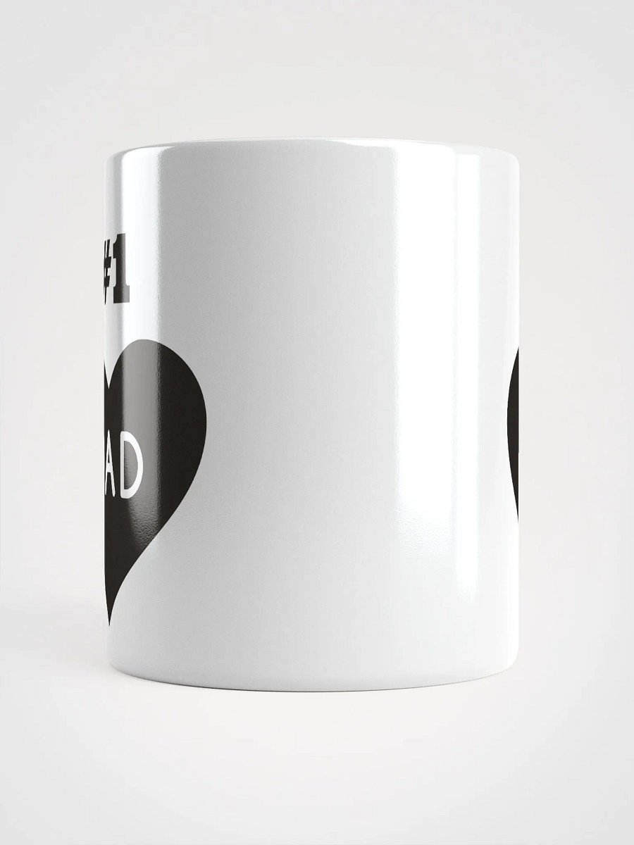 #1 Dad White Glossy Mug product image (14)