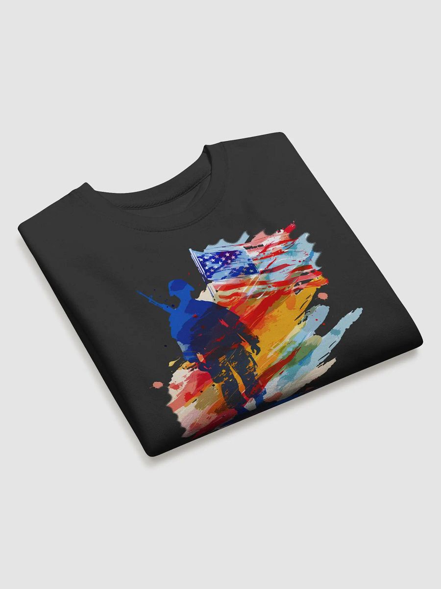Patriotic Brushstroke Flag Sweatshirt product image (23)