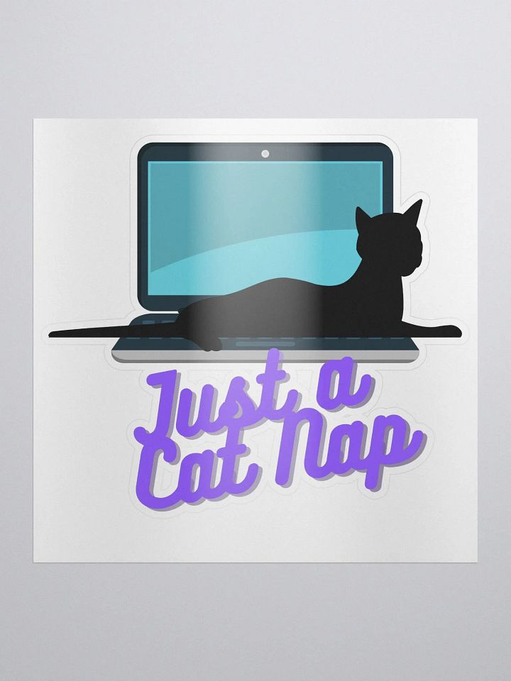 Just a cat nap. (kiss sticker) product image (1)