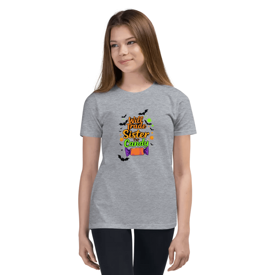 Will Trade Sister For Candy Youth T-shirt product image (2)