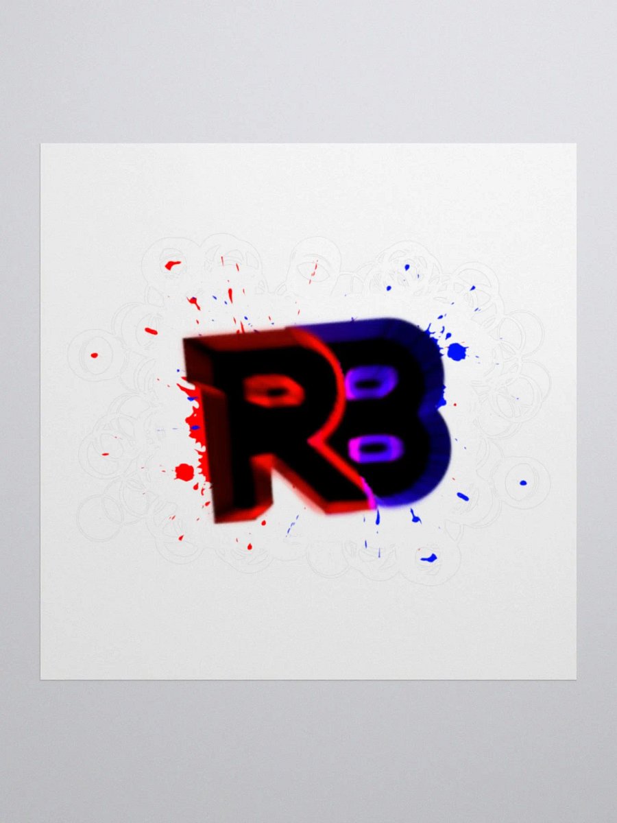 Red & Blue™ Logo Sticker product image (1)