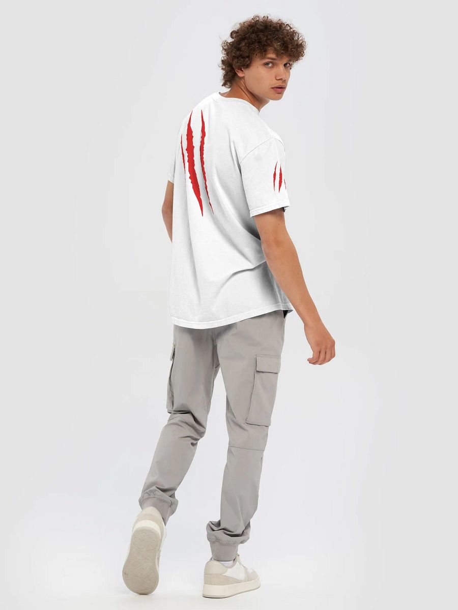 "Scratch Claws" (Red) Comfort Colors Garment-Dyed Heavyweight T-Shirt product image (6)