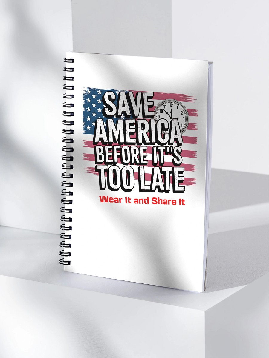 Save America Spiral Notebook product image (4)