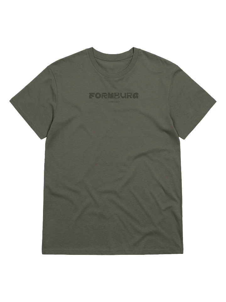 T-Shirt khaki – "Formburg Community" Schriftzug – Druck product image (1)