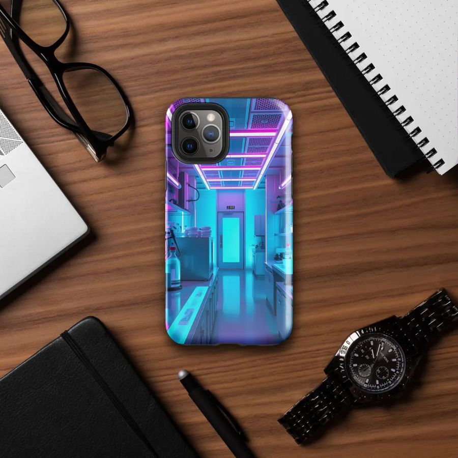 Cyan Circuitry - iPhone Tough Case product image (32)