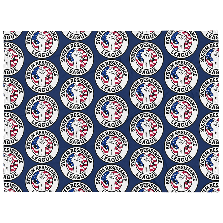 System Resistance League Emblem Throw Blanket product image (1)