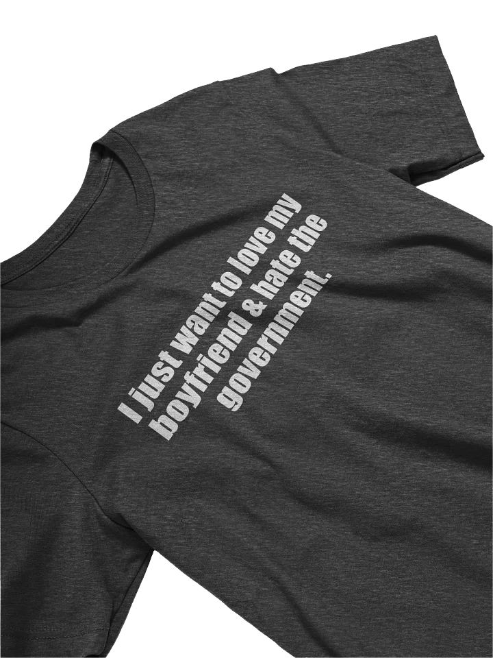 Hate the Government T-shirt (boyfriend version) product image (1)