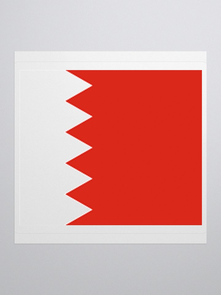 Exclusive Bahrain Flag Kiss-Cut Stickers - High-Quality Vinyl, Multiple Sizes product image (1)