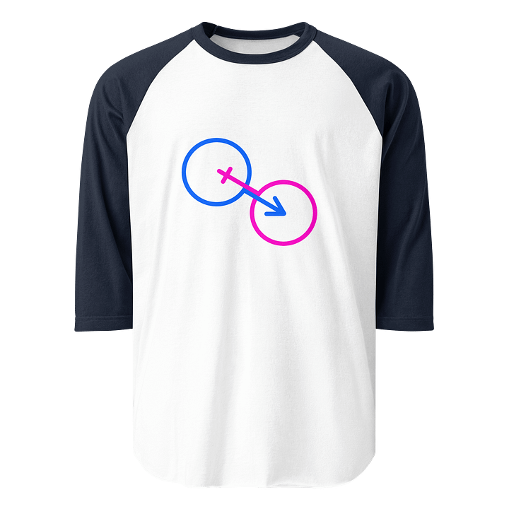 Two Gender Symbols Raglan Tee product image (1)