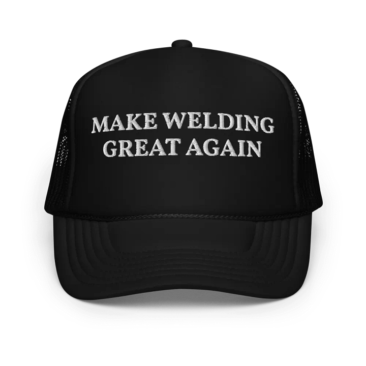 Make Welding Great Again - Embroidered Trucker Hat Cap, Welding Lovers Gift, Maga Meme product image (1)