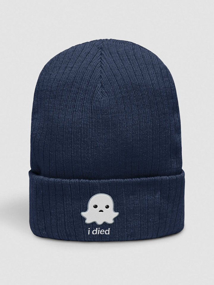 Sad Ghost Beanie - Dark Color product image (10)