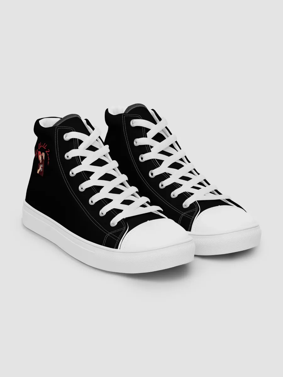 Women's High Top Canvas Shoes-Kirishima Chill Zone product image (4)