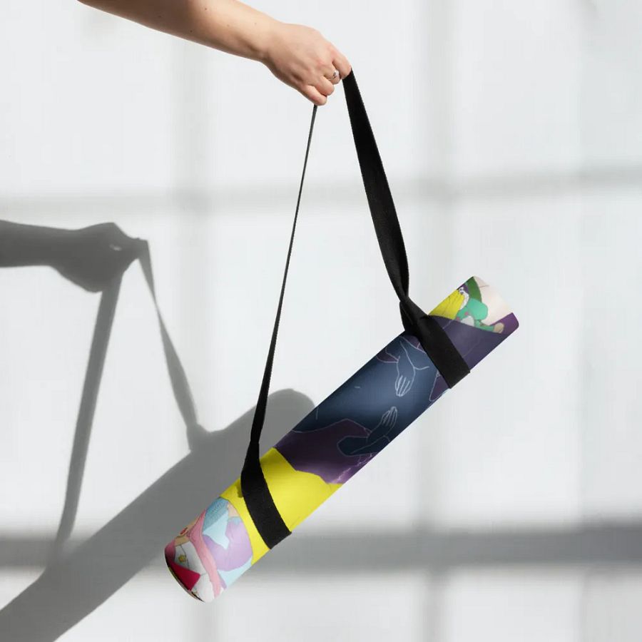 cue bean's daki daki yoga mat product image (7)