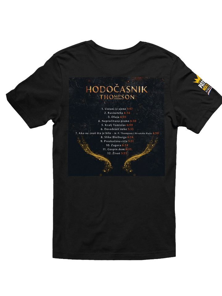 Crowned Distressed Logo T-Shirt Thompson Hodočasnik product image (2)