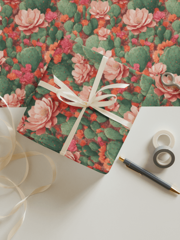 Vibrant Floral Fiesta Wrapping Paper Set product image (3)