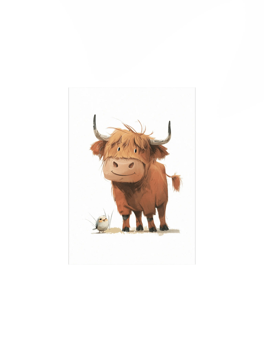 Highland Cow and Best Friend, Farm Themed Nursery product image (5)