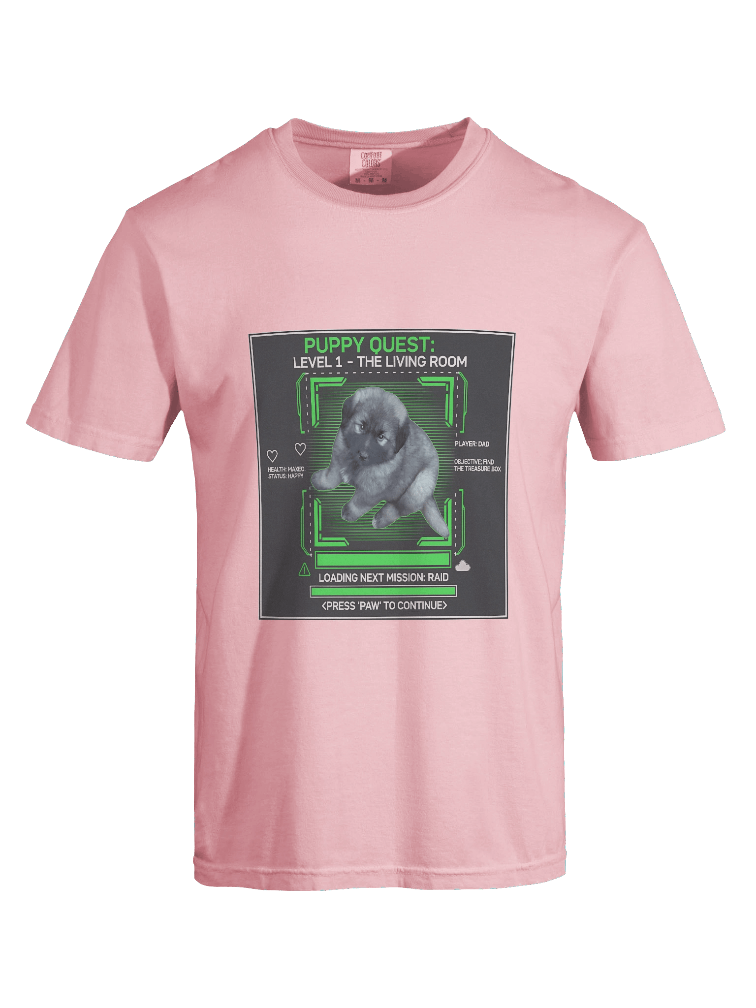 The 'Press Paw' Design | Gaming Mode Activated Shirt product image (8)