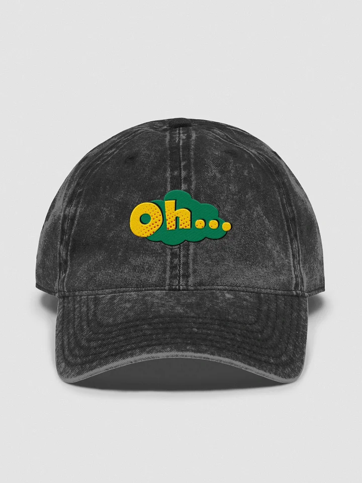 Oh... Comic Bubble Expression Embroidered Vintage Dad Hat product image (1)