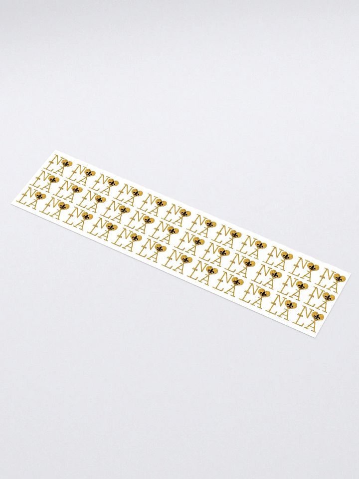 I LOVE NOLA **LEGACY STICKER** (GOLD WRAP FULL LONG) product image (1)