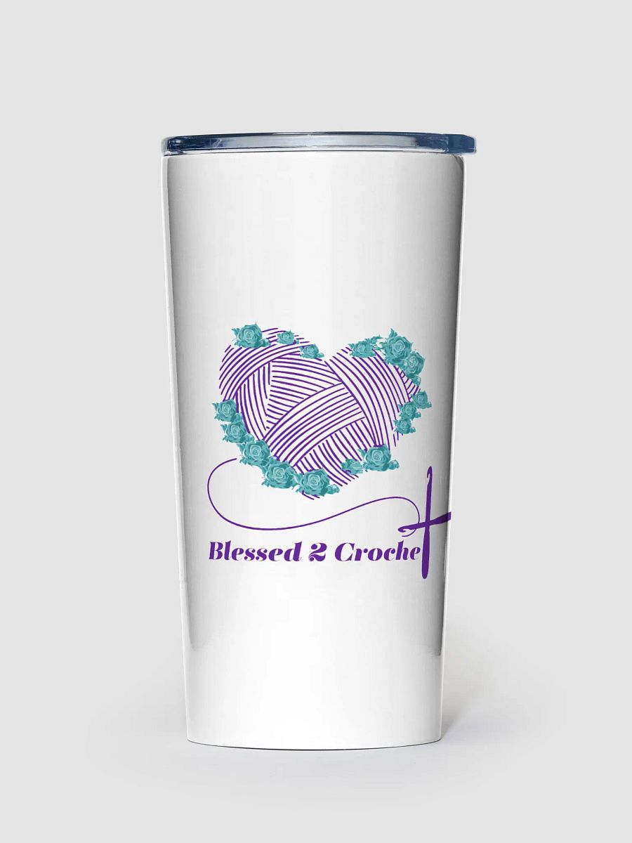 Blessed2Crochet Travel Mug 20oz product image (1)