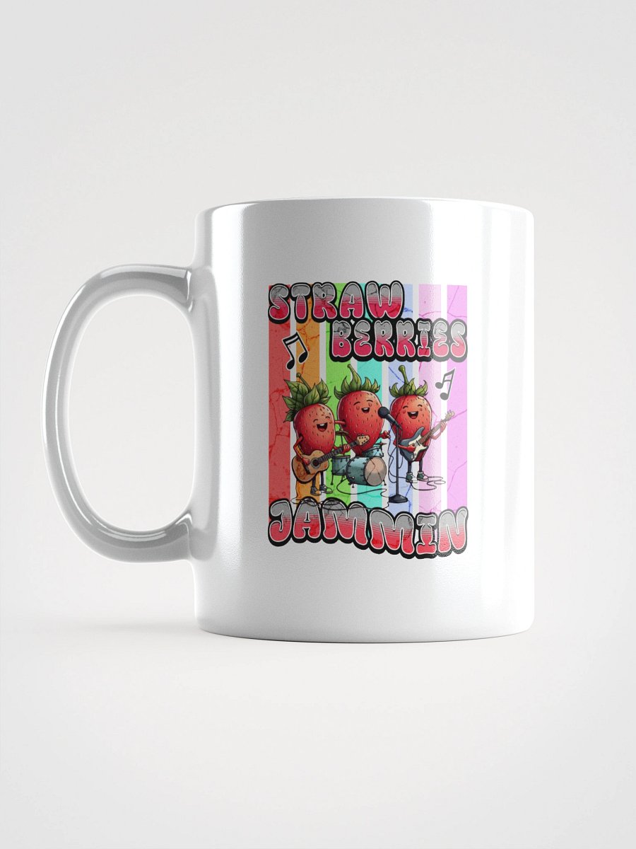 Strawberries Jammin Glossy White Mug product image (11)