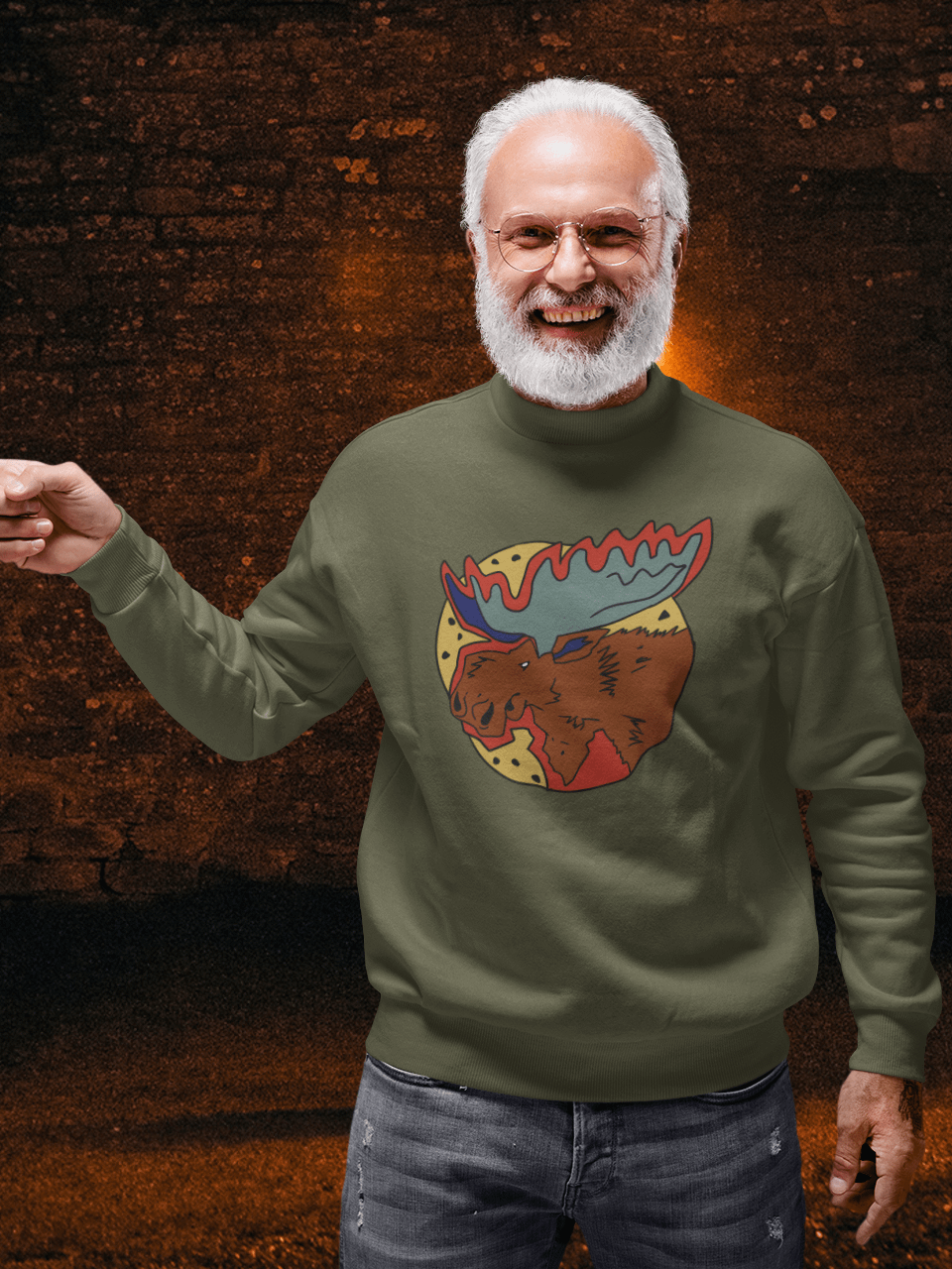 Vapormoose classic sweatshirt product image (1)