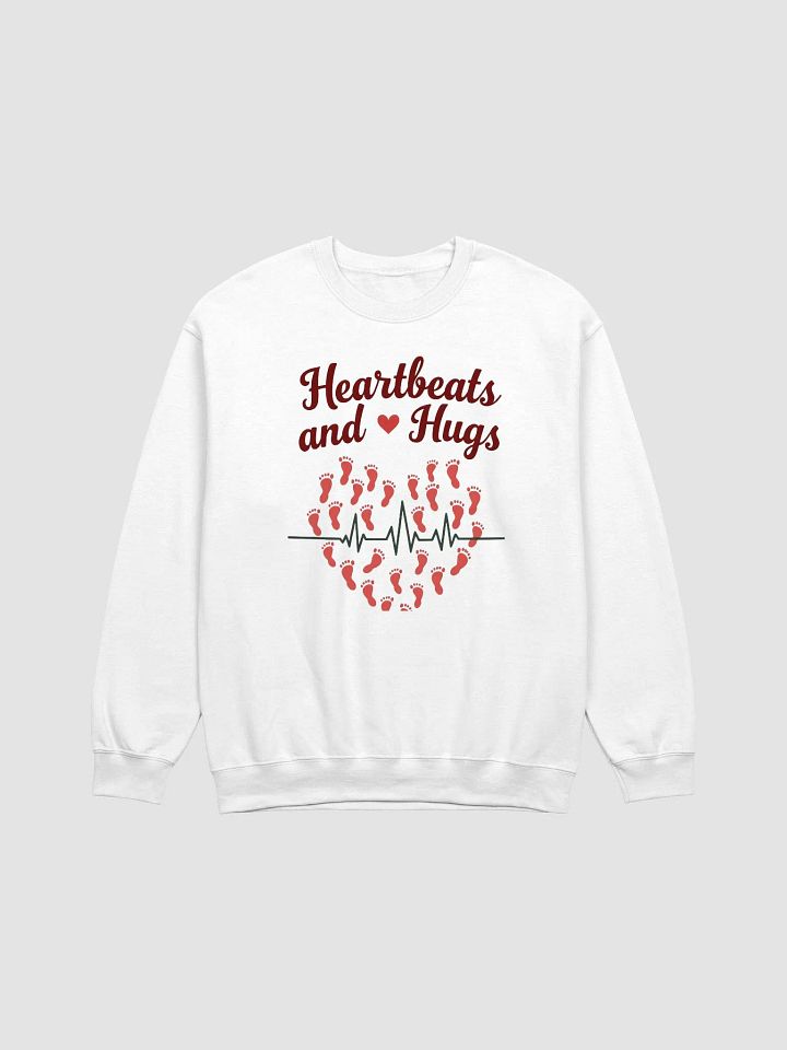 Heartbeats and Hugs Crewneck Sweatshirt product image (6)