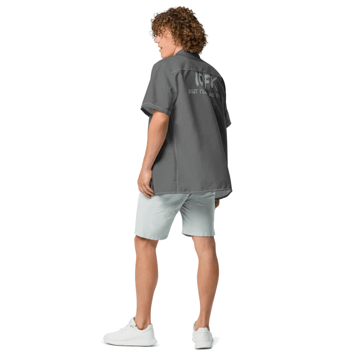 IDFK Whole Lotta Gray Button Up product image (1)
