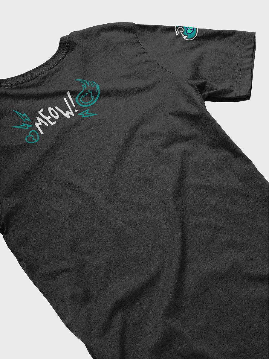 Heartbreaker Virtual Meow // T-Shirt - Teal Dark Mode product image (4)